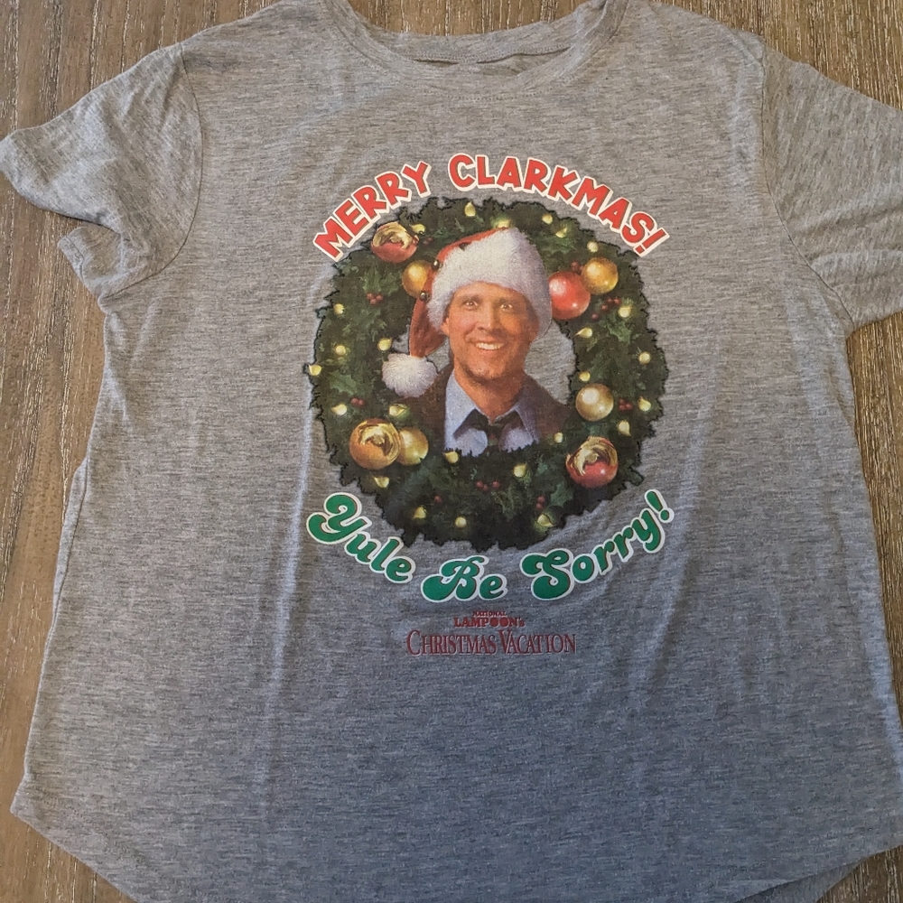 Merry clarkmas national lampoon Christmas vacation shirt. Large